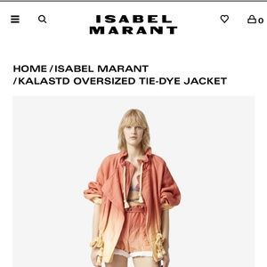 Isabel Marant Tie-Dye oversized jacket - worn only once